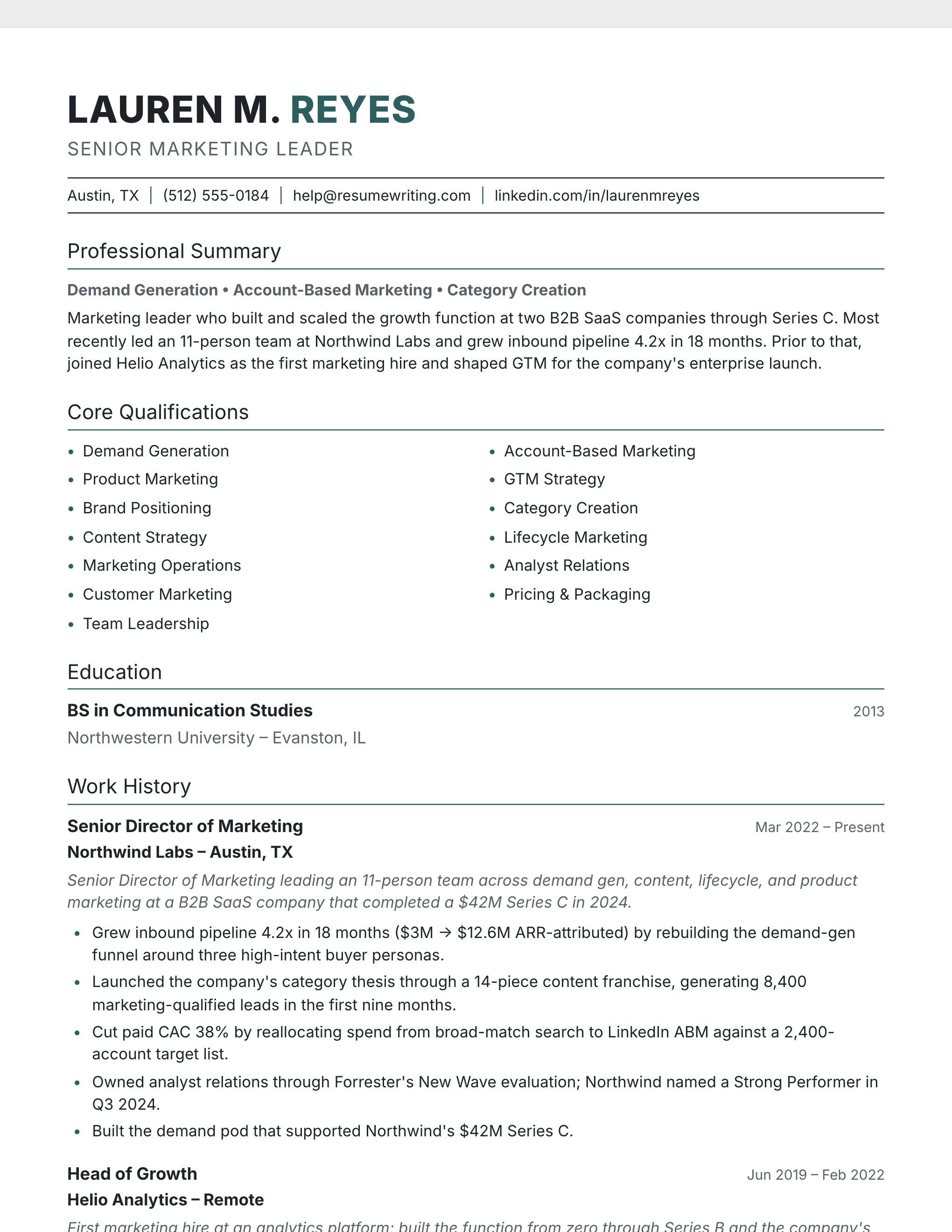 Academic CV